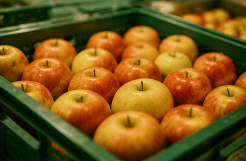 Obst im Hofladen